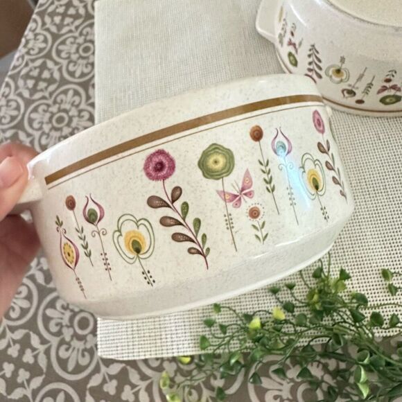 Lenox Sprite 6" Round Open Casserole Temperware Oven to Table Safe 2 Piece set - Picture 5 of 6